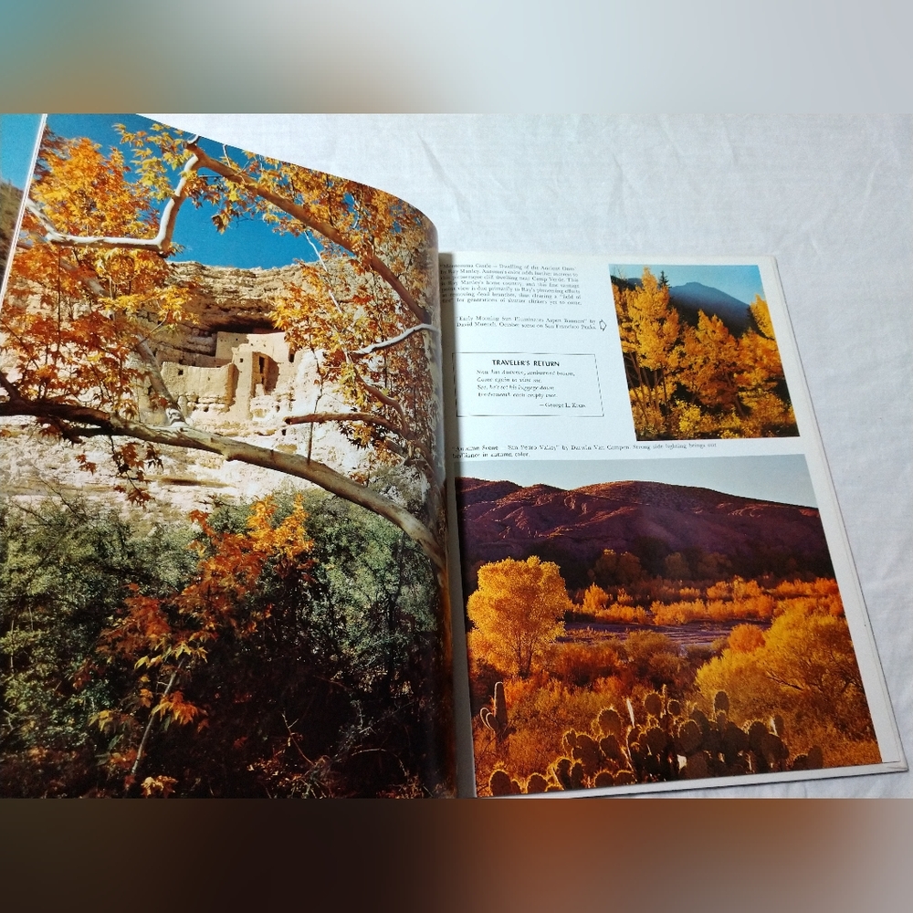 Arizona Highways Presents The Glorious Seasons of Arizona Hardcover Book 1971 - Picture 5 of 8